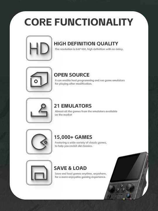 Inch IPS Screen Handheld-وحدة تحكم ألعاب محمولة