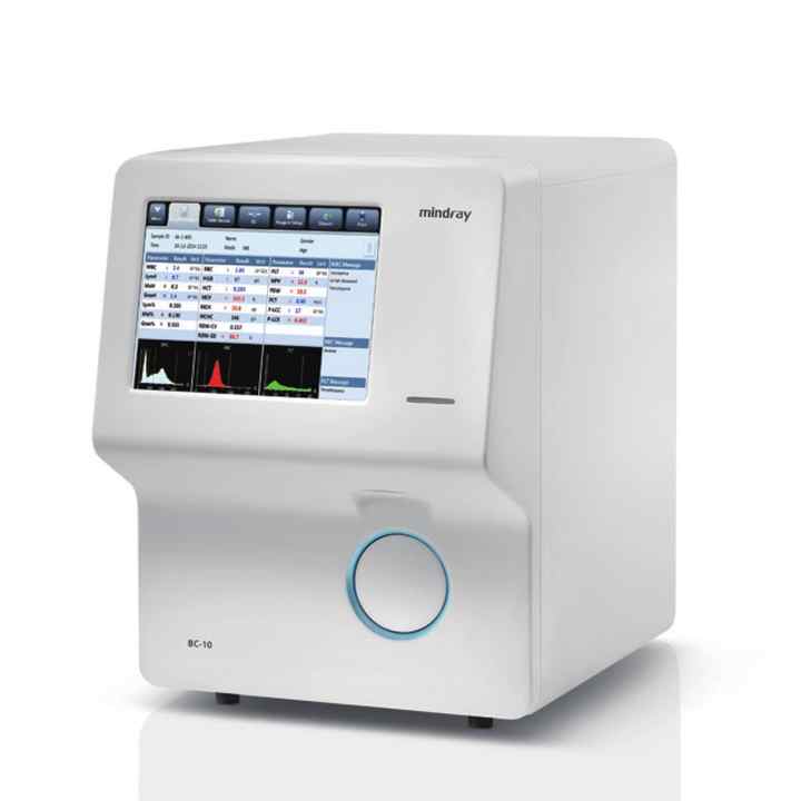 لوازم طبية من ميندري جهاز تحليل أمراض الدم الأوتوماتيكي بشاشة تعمل باللم Mindray Medical Supplies Automatic Hematology Analyzer with Touch Screen