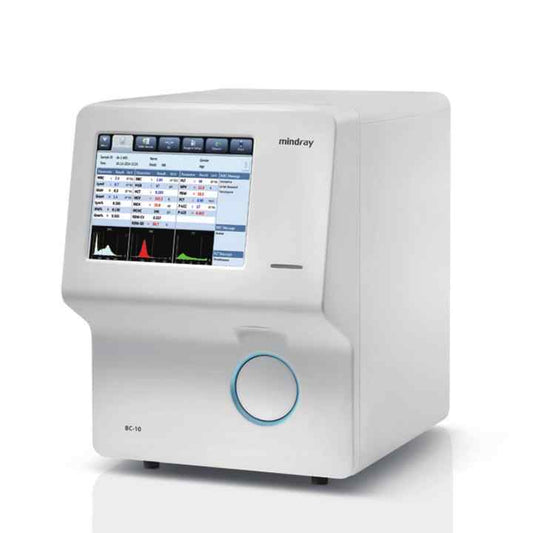 لوازم طبية من ميندري جهاز تحليل أمراض الدم الأوتوماتيكي بشاشة تعمل باللم Mindray Medical Supplies Automatic Hematology Analyzer with Touch Screen