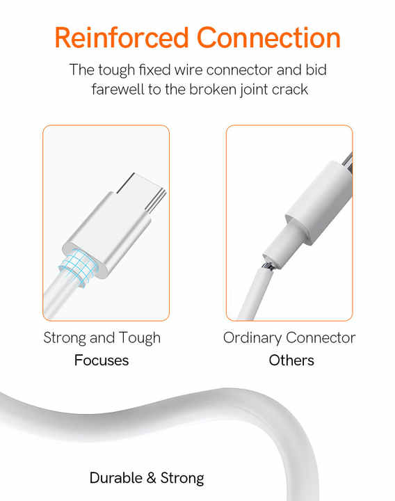 كابل USB Type C من البولي فينيل كلوريد ,USB Type C PVC Cable