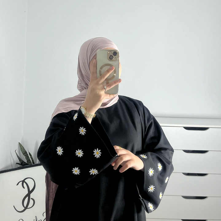 Traditional colorful abaya 
