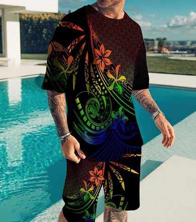 Men's Summer Shorts T-Shirt 