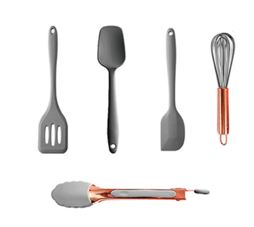 مجموعة ملاعق سيليكون- silicone spoon set
