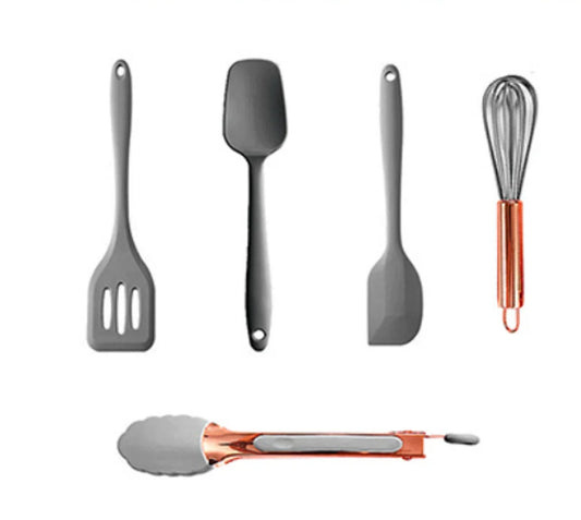 مجموعة ملاعق سيليكون- silicone spoon set