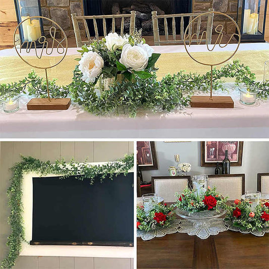 Artificial rattan wedding arch