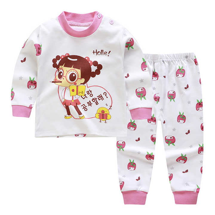 Cotton sleepwear for girls and boys 