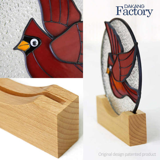 زجاج ملون خشبي للديكور