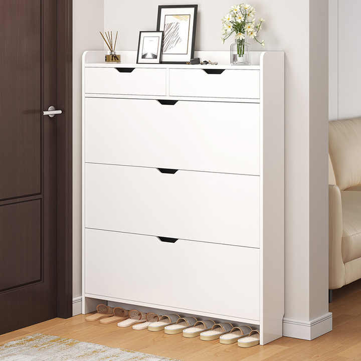 Flip-up Shoe Rack, Ultra-thin Home Over-the-Door Cabinet, Small Storage Rack for Home Shoe Racks 