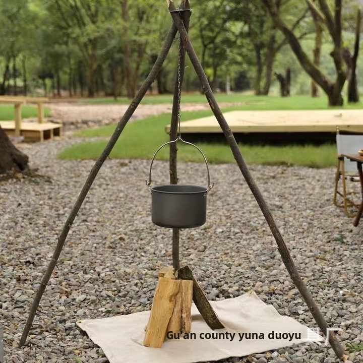 Portable Folding Stainless Steel Outdoor Tripod Campfire 