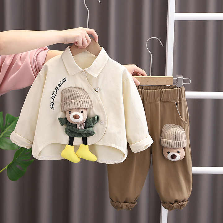 &nbsp;Fashion Baby Boys Spring-طقم ملابس ربيعي