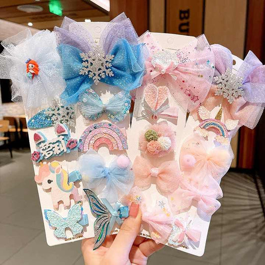 Bow Hair Accessories Cute Kids Hairpins Hair Clips 