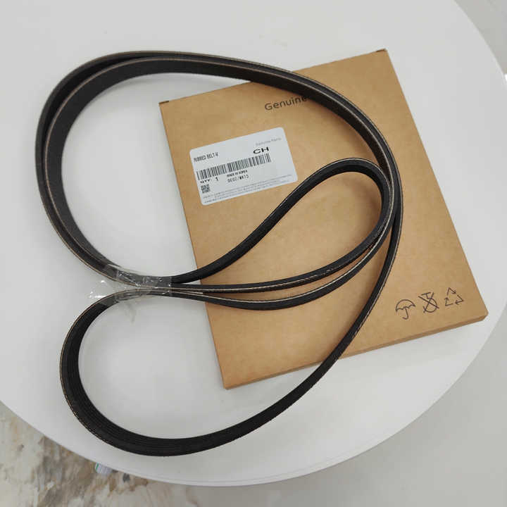 Ribbed belt cooling system 