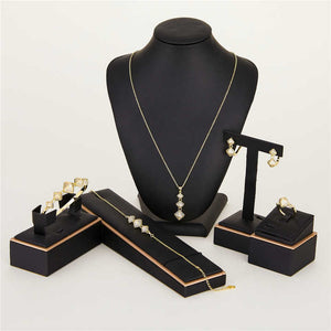 مجموعة مجوهرات نسائية -  Fashion Necklace Earring