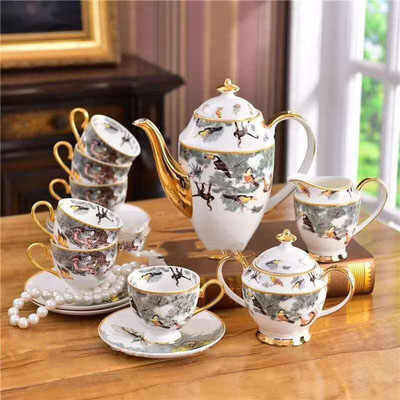 Serving utensils plates 