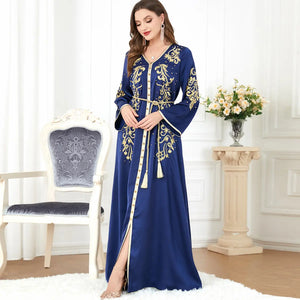 Middle Eastern Islamic Women's Embellished Dresses