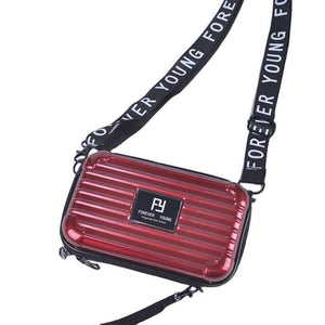 Women's Female Hard Shell Plastic Single Shoulder Bag 