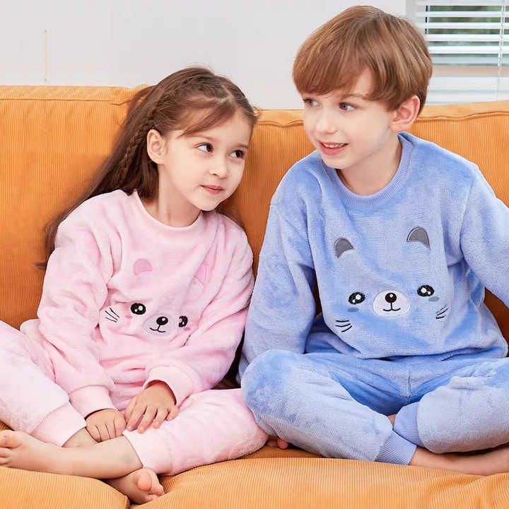 Winter Baby Boys Girls Pajamas - بيجامات شتوية للأولاد والبنات
