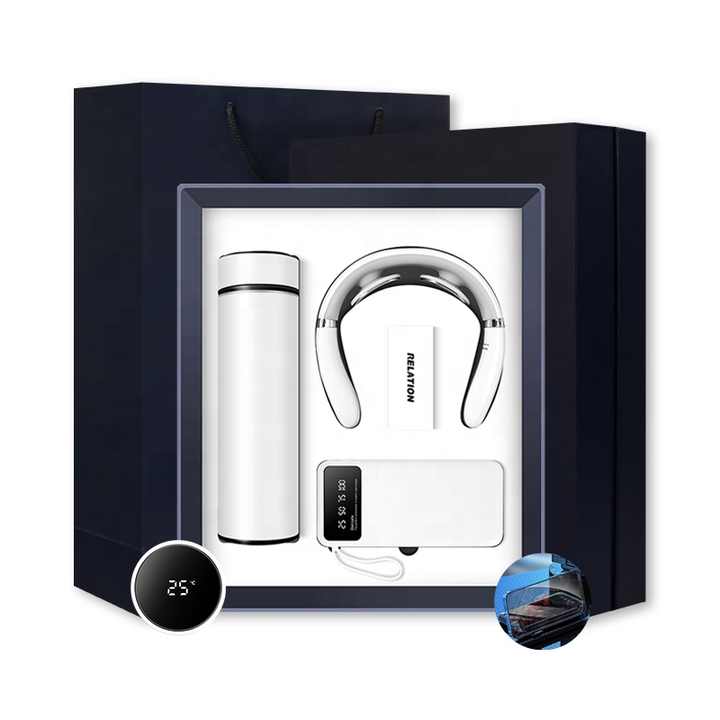 Factory Direct Neck Massager Gift Box Exhibition Gift Sets with Free Logo for Customers Present 
