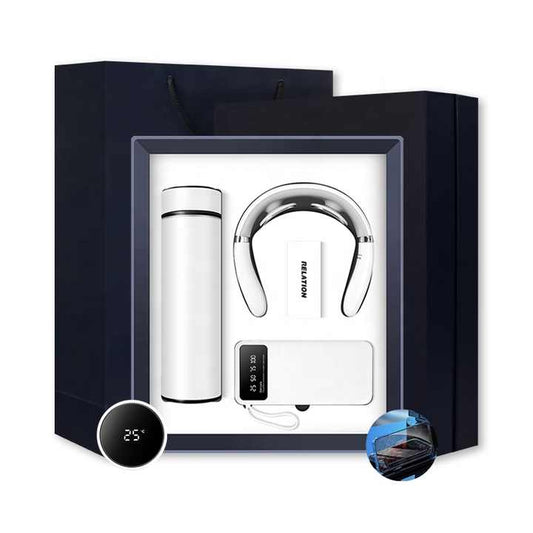 Factory Direct Neck Massager Gift Box Exhibition Gift Sets with Free Logo for Customers Present 
