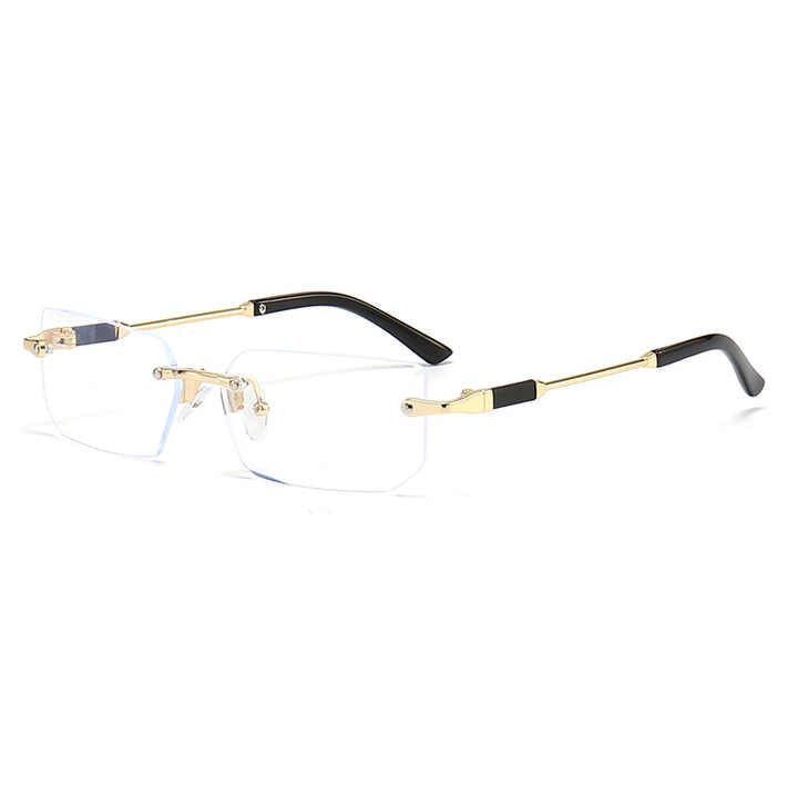 Frameless Fashion Cut Edge Sun Glasses 