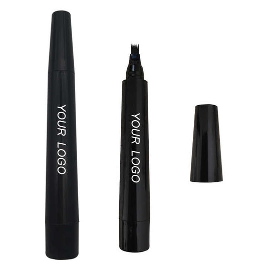 قلم حواجب 4 شوكة قلم وشم يدوم طويلاً مقاوم للماء 4 Prong Eyebrow Pen Long Lasting Waterproof