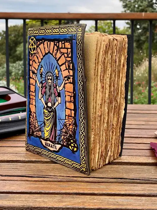 دفتر يوميات جلدي عتيق