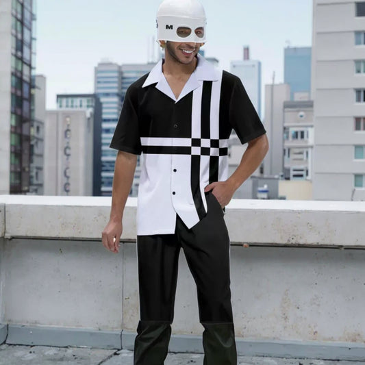 طقم ملابس خروج صيفية من القطن