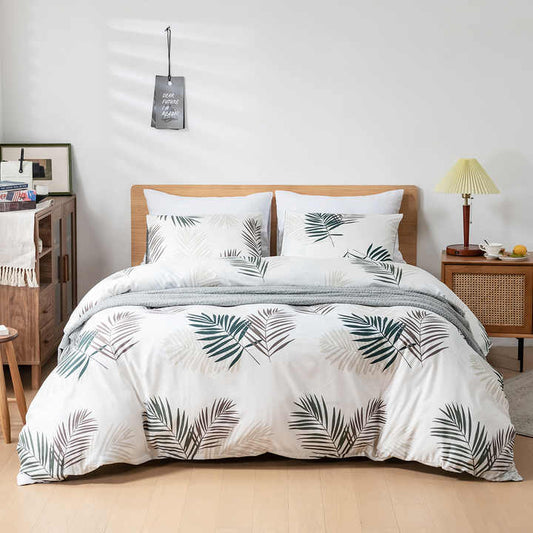مجموعة الريف ، غطاء زهرة من البوليستر المصقول ، مجموعة غطاء سرير فاخر Countryside Collection, Brushed Polyester Flower Duvet Cover, Luxury Bedspread Set