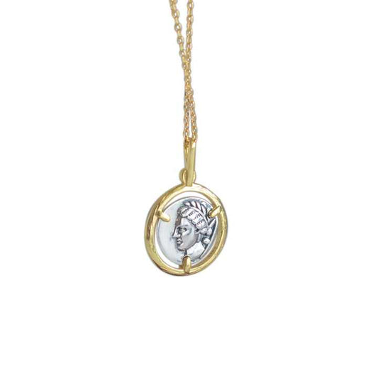 Women's silver necklace 