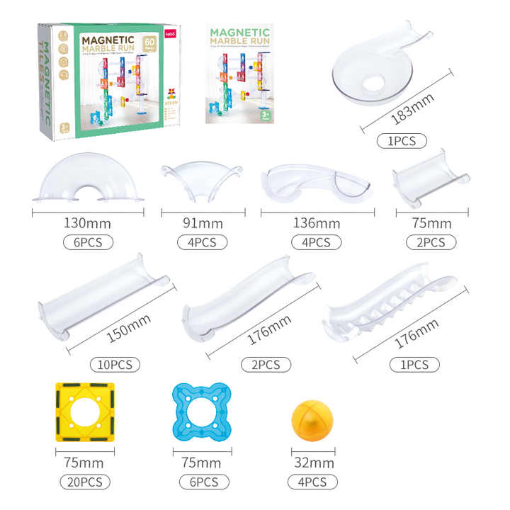 Factory Wholesale ODM OEM MABS Plastic 60/Tube. 