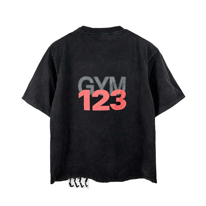 Men's black quality T-shirt 