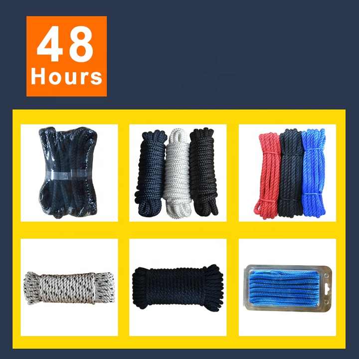 High-strength nylon anchor rope. 