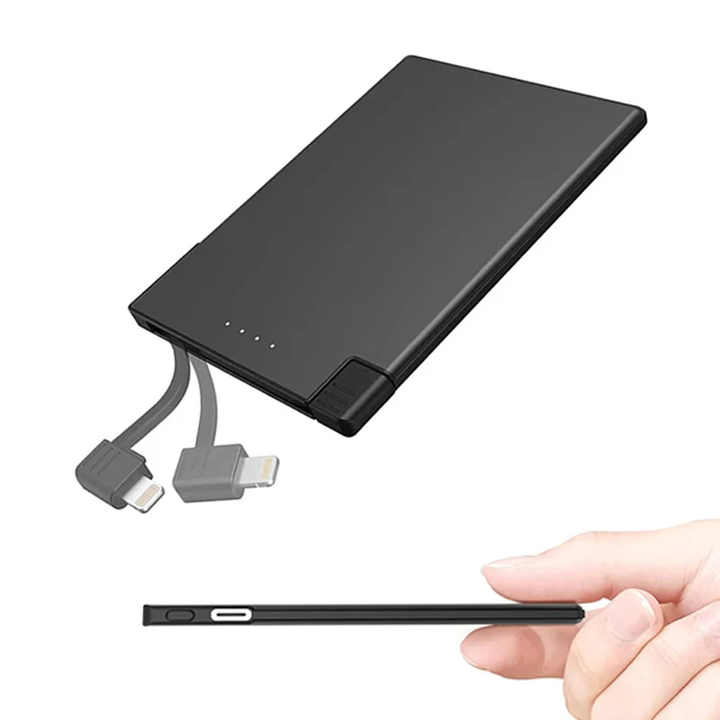 Built-in cables for pocket 5000mAh 