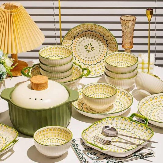 and salad plates 