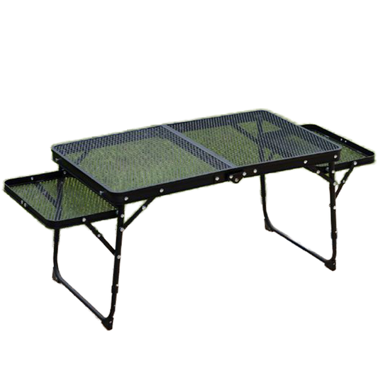 Portable Outdoor Folding Camping Table with Adjustable Height. 