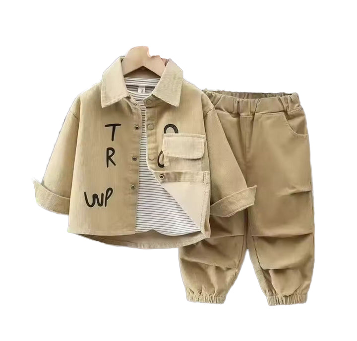 Boys' spring suit, Korean children's version 