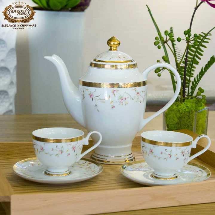 Saucer Set Coffee &amp; Tea Sets- طقم أكواب شاي وصحون