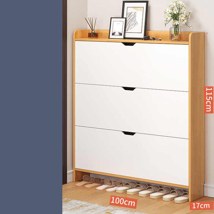 Flip-up Shoe Rack, Ultra-thin Home Over-the-Door Cabinet, Small Storage Rack for Home Shoe Racks 