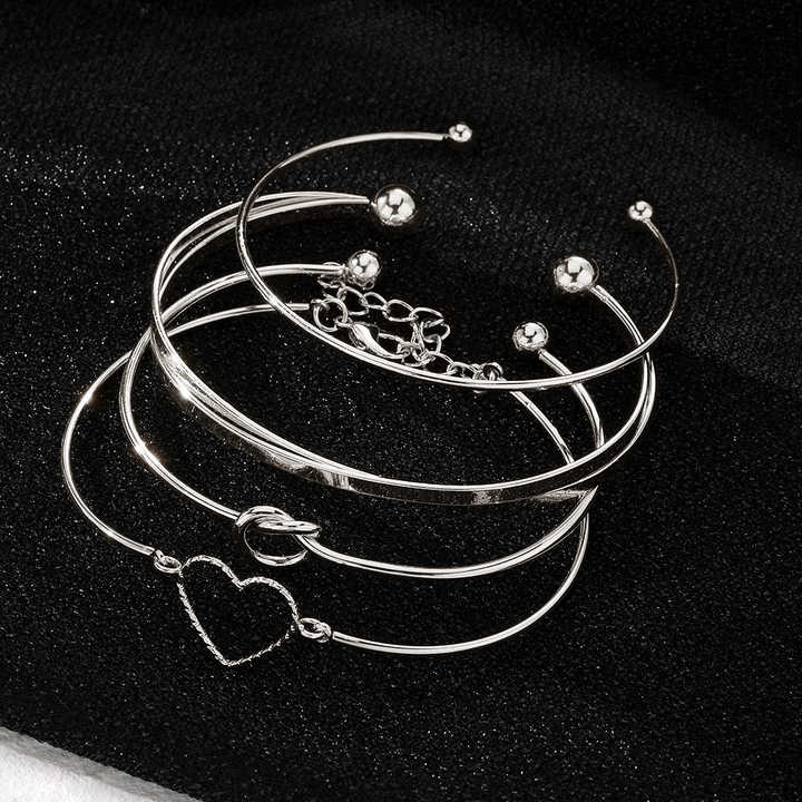 مجموعة من 4 قطع من المجوهرات النسائية - 4pcs/Set New Trendy Women Jewelry
