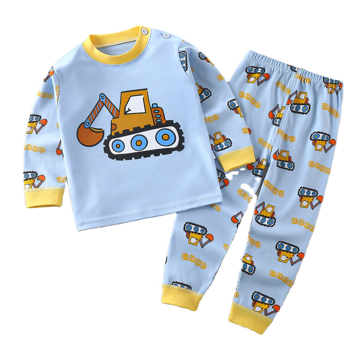 بيجامة كم طويل