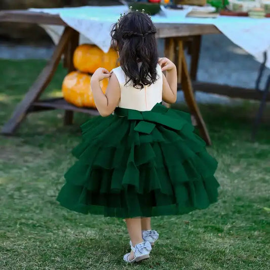 فستان منفوش مزين بالترتر للفتيات Girls' sequined fluffy dress