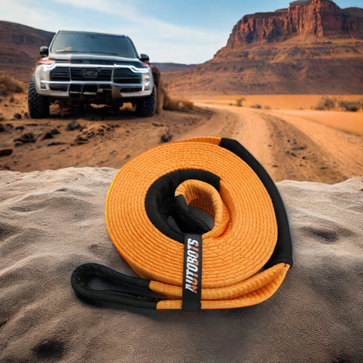 Heavy Duty Tow Strap 3-Inch Off-Road 30,000 lbs 