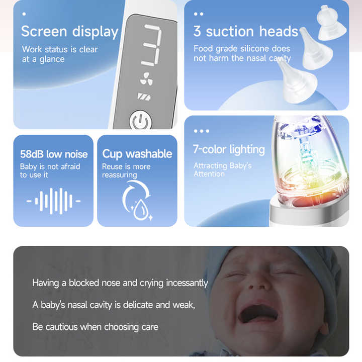 Kids Nose Cleaner Factory Oem Custom-Nasal Aspirator 