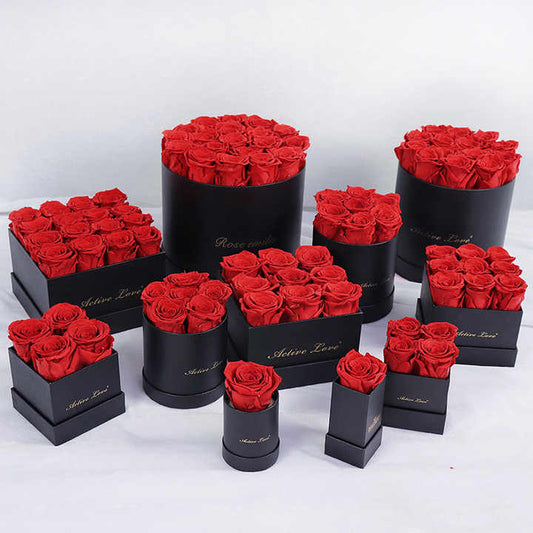 Long Lasting Eternal Preserved Flower Gift Box from . 