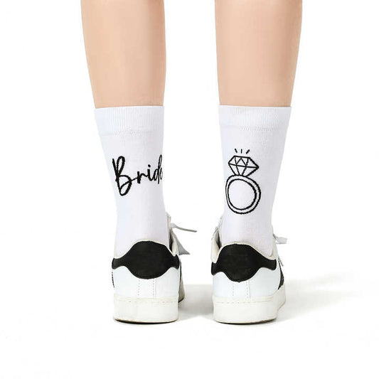Team Bride Chic Socks - The Perfect Bride to Be Bachelorette Party Gift 