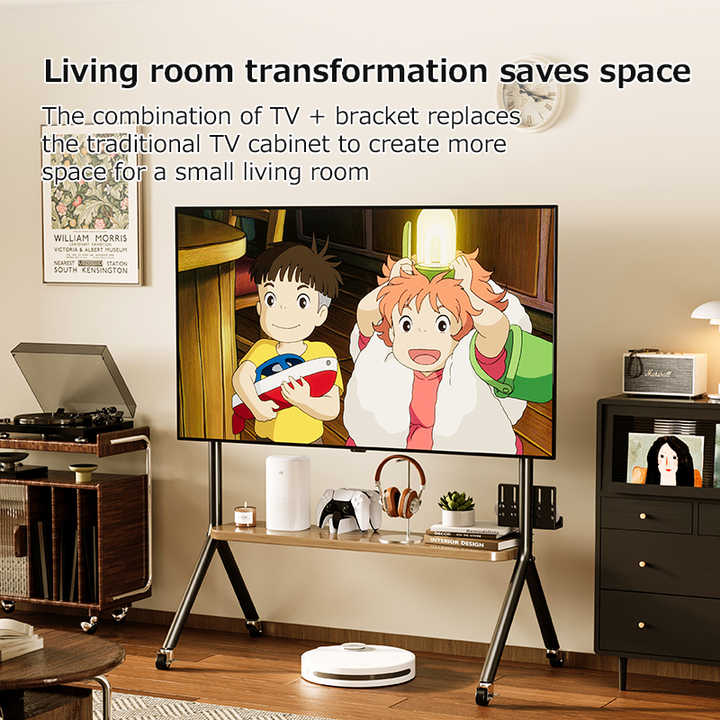 Mobile TV Stand Rolling-حامل تلفزيون