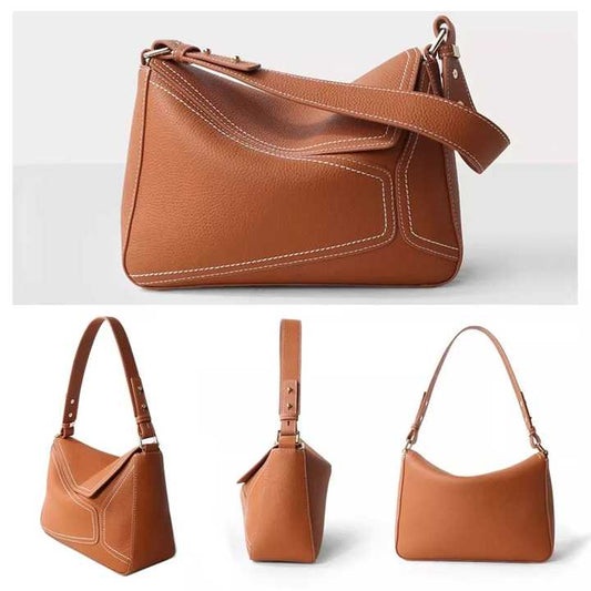 حقيبة يد نسائية فاخرة من الجلد الطبيعي