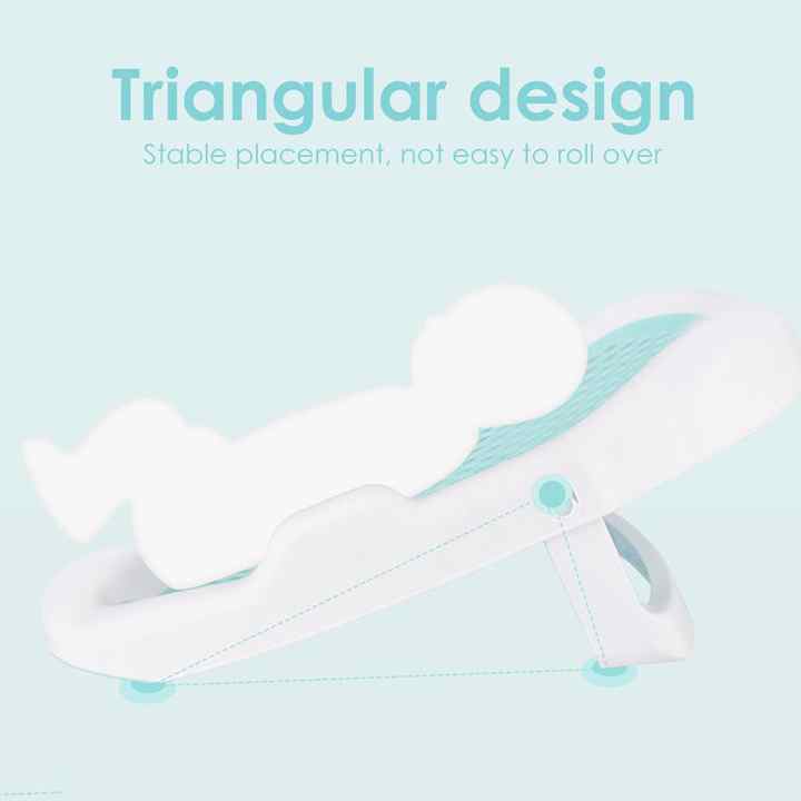 Newborn Support Seat Mat Foldable -وسادة حوض استحمام محمولة للأطفال