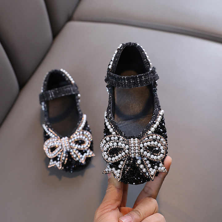 Girls' party flat shoes 