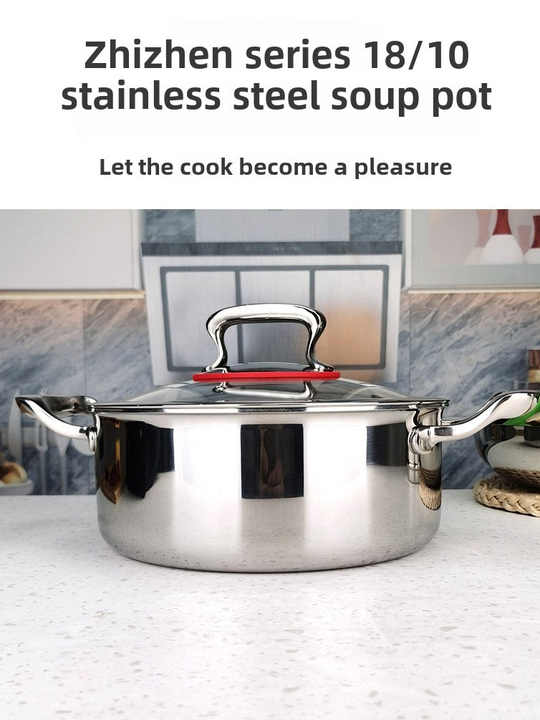 Thickened Stainless Steel Steamed-وعاء طهي بالبخار